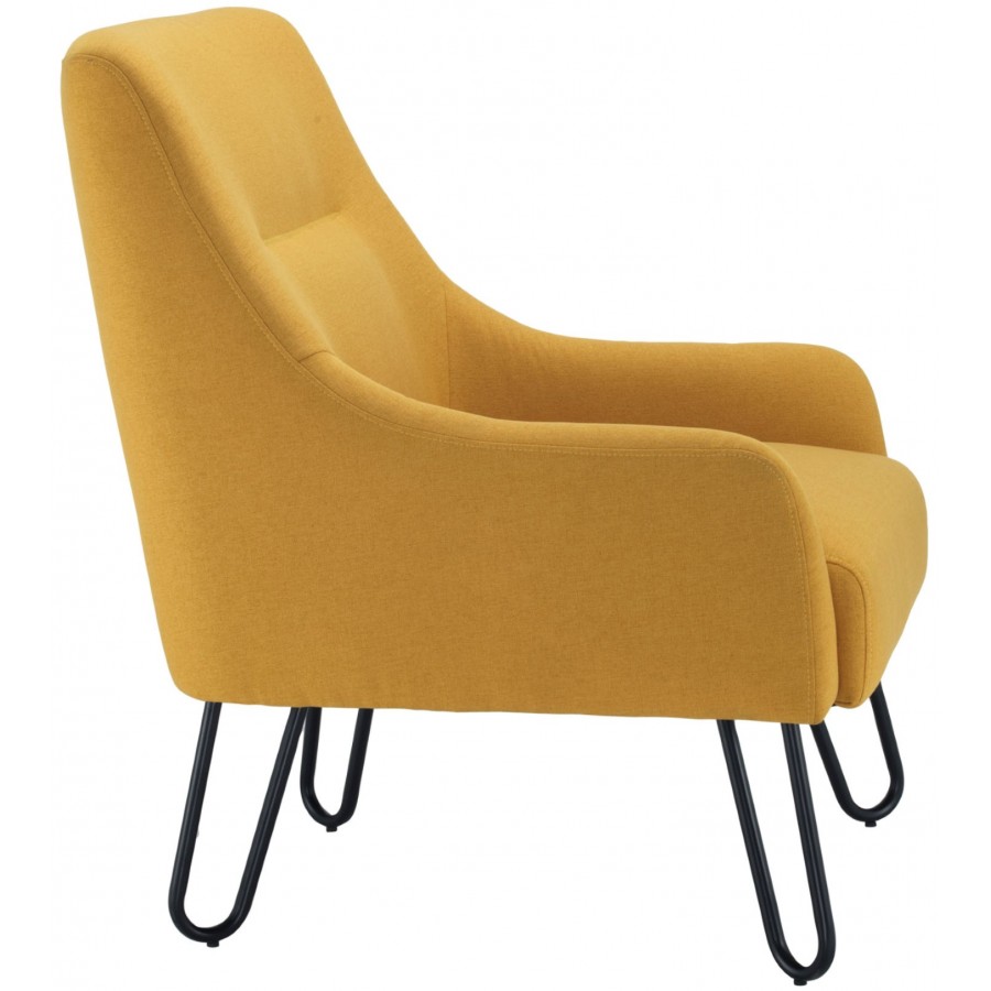 Pearl Fabric Breakout Reception Chair